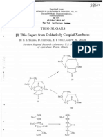 Thio Sugars Thio Sugars From Oxidatively Coupled Xanthates: by E. W. M