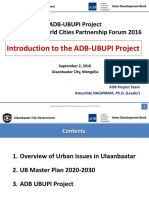 Introduction To The ADB-UBUPI Project