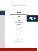 2020.08.02 - TrabajoGrupal - Investigación Empresarial - CerveceriaHondureña