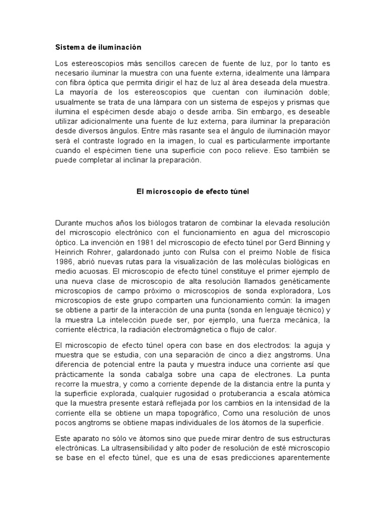 Iluminación en microscopios cuánticos | PDF | Microscopio de efecto ...