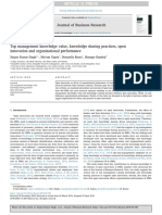 Fardapaper Top Management Knowledge Value Knowledge Sharing Practices Open Innovation and Organizational Performance