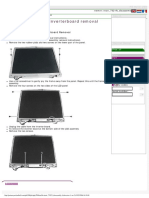 PIB - LCD disassembly and inverterboard removal