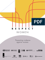 RESPECT Women Preventing Violence Against Women en