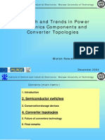 Research and Trends in Power Electronics Components and Converter Topologies