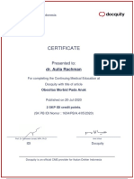 Certificate: Presented To