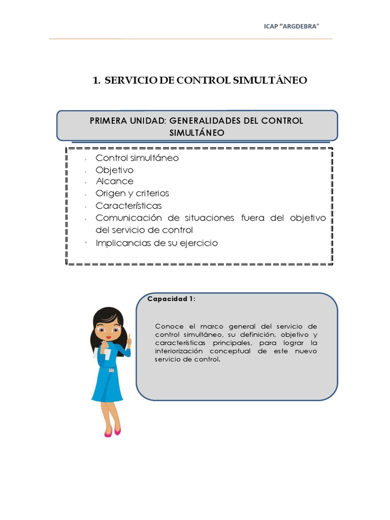 Servicio de Control Simultaneo | PDF | Planificación | Programa de ...