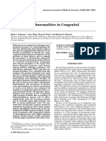 Chromosome Abnormalities in Congenital Heart Disease: © 1997 Wiley-Liss, Inc