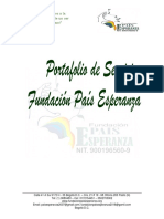 Portafolio Servicios Fundacion Pais Esperanza