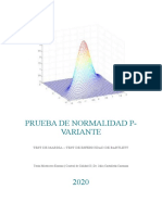 Prueba de Normalidad P Variante