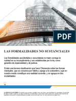 Formalidades No Sustanciales