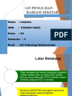 Uji Paparan Dan Kebocoran Radiasi Ruang Radiologi Lukyana A2