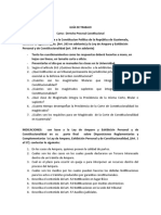 Guía de Trabajo Derecho Procesal Constitucional Septimo