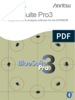 Bluesuite Pro3: Graphical Test & Analysis Software For The Mt8852B