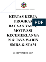 kertas kerja bacaan yasin dan motivasi