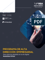 Programa de Alta Direccion Empresarial (FM) PDF