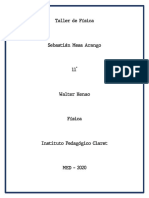 Taller de Física - Sebastian Mesa 11°