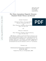 The Muon Anomalous Magnetic Moment: Standard Model Theory and Beyond