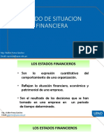 Estado de Situacion Financiera: MG: Walter Poma Sánchez Email: Wpomas@upao - Edu.pe