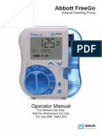 Abbott FreeGo Enteral Feeding Pump Manual