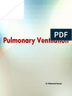 Pulmonary Ventilation: Dr. Mohamed Hassan