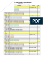 Jadwal Semester VII 20 - 21