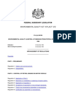 Environmental Quality (Control of Emission From Petrol Engines) Regulations 1996