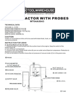 Oil Extractor With Probes: Caution