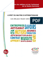 Livret Du Maitre D Apprentissage PDF