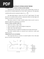 3-Phase Controlled Rectifiers Guide | PDF | Rectifier | Phase (Waves)