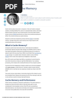 Guide To Cache Memory