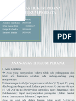 Asas-Asas Hukum Perdata & Hukum Pidana