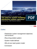 Need For System Model in Optimizing Distribution System Operation ABB Xiaoming