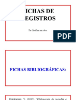 Fichas de Registros