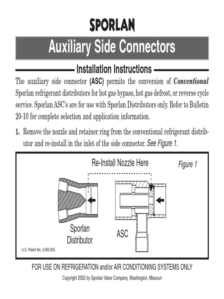 Auxiliary Side Connectors: Installation Instructions | PDF | Technology ...