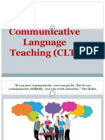 Communicative Language Teaching (CLT)