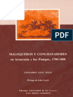 Maloqueros y Conchavadores en Araucanía y Las Pampas, 1700-1800