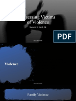 Assessing Victims of Violence: Sherwyn U. Hatab RN