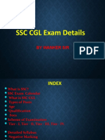 SSC CGL Exam Details: by Wanker Sir