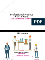 Professional Practice - Term 2 Week 7 9 - ABIC Contracts Tender