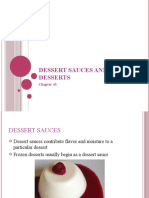 Dessert Sauces and Frozen Desserts