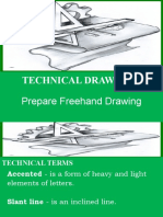 Technical Drawing 1 Freehand Sketching