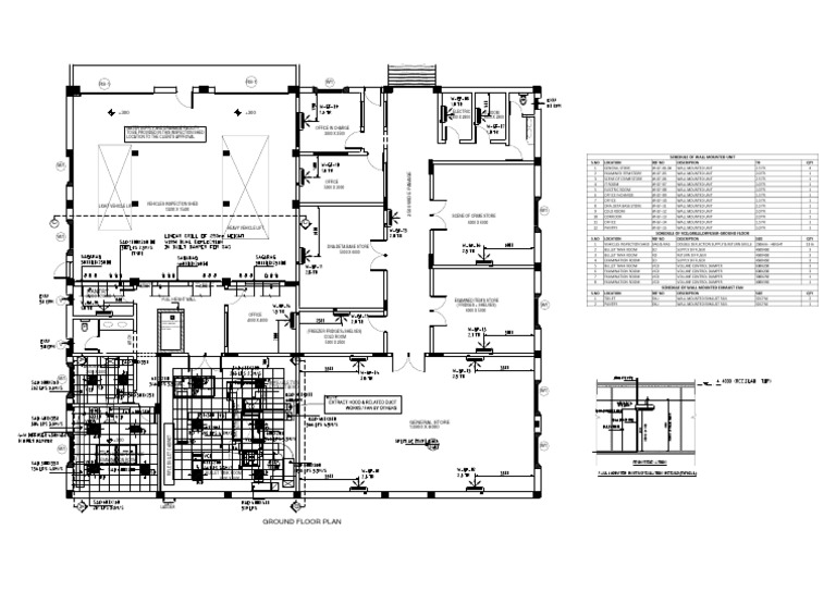 Forensic Lab&workshop Ac Drawing | PDF | Elevator | Refrigerator