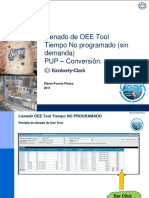 MOD 3.1 - Llenado de OEE Tool Tiempo No Programado (Sin Demanda)