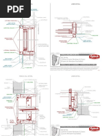 Jamb Detail Head & Sill Detail: Aa Series 125Mm Frame Windows & Doors (Superlite Window Illustrated)