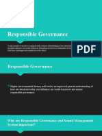 Responsible Governance (Dr. Lourdes Cesar)