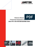 Professional Temperature Calibrator PTC Reference Manual Us