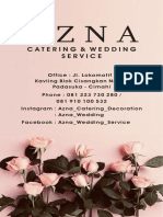 AZNA CATERING WEDDING PACKAGES