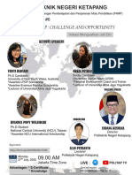 Politeknik Negeri Ketapang: Scholarship: Challenge and Opportunity
