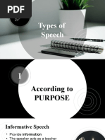 Lesson 3 - Types of Speech