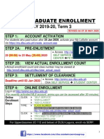 Undergraduate Enrollment: AY 2019-20, Term 3